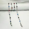 Acessórios de Joias Personalizadas da Amazon Transfronteiriços Moda Colorido Cristal Strass Máscara Óculos Tira Anti-Queda Corrente para Óculos