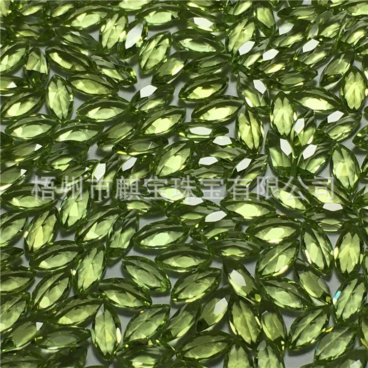 天然橄榄石马眼3*6