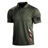 Polo de verano transfronterizo de comercio exterior de 59 colores para hombre, camiseta para exteriores, sudadera de manga corta con solapa suelta, top moderno para hombre