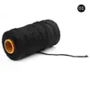 Cuerda de algodón de dos hebras de 2 mm punto 3 mm color tejido decoración de unión etiqueta para colgar cuerda de algodón