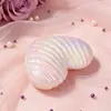 Caja de Dulces Creativa para Boda con Carcasa de Plástico Tamaño Pequeño Caja de Dulces con Concha Perlada Caja de Almacenamiento Caja de Decoración para Pasteles Concha de Perla