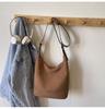 Bolsa Tote Transparente Fosca de Grande Capacidade Portátil para Mulheres Nova Coleção Outono/Inverno 2025 Bolsa de Ombro Retrô Bolsa Transversal de Alta Qualidade