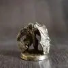 Figurillas de modelo de dragón de cobre macizo y soldado subterráneo, juguetes de cobre blanco y latón, adornos para juegos de mesa, piezas de ajedrez para colección