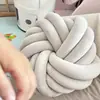 Almohada Popular Danesa Mismo Estilo Nudo Bola Almohada Nudosa Cojín de Sofá Almohada de Mano Almohada Creativa Escandinava Simple