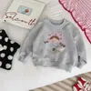 Sudadera con Estampado de Dibujos Animados para Niñas 2026 Otoño Nuevas Llegadas Sudadera de Cuello Redondo para Niñas Suave y Holgada Versátil