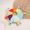 Brinquedo Frisbee para Cães de Pelúcia Voz Interativa Filhote Frisbee Molar Resistente a Mordidas Pet Side Treinamento de Criação de Animais Especial para Treinamento de Cães