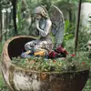 Anjo Rezador Encantador Transfronteiriço Inserção de Jardim Acrílico Decoração Externa Plantas em Vasos e Canteiros Perfeito para Comemoração
