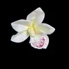 Flor de Cymbidium Simulação 8cm Filme de Impressão 3D Flor de Magnólia Acessórios de Cabelo DIY Broche Flor de Sapato Flores Estilo Férias na Praia Floresta