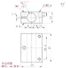 Suporte de Montagem para Sensor Fotoelétrico a Laser Suporte Fixo para Sensor a Laser de Reflexão Difusa Npnpnp CC de Três Fios