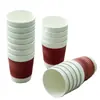 Fiambres (fiambres)19206 vasos de papel de doble capa 20 280ml vasos desechables vasos de agua/vasos de papel anti-quemaduras engrosados