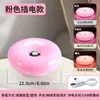 Lámpara de Pared Vintage Briwan Luz de Ambiente para Dormitorio Estilo Ins Naranja de Moda Donut Bauhaus Táctil Lámpara de Mesita de Noche