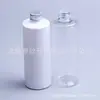 Garrafa de Alumínio Transparente com Ombro Plano 400ml Garrafa com Tampa de Rosca de Alumínio Branco Garrafa para Óleo Essencial Garrafa para Shampoo Garrafa para Líquido Medicinal Garrafa para Gel de Banho