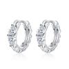 Diseño original amor pequeño pendiente S92 plata de ley nuevo simple moda alta calidad lujo ligero pendientes incrustados circonio celebridad de internet