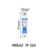 Interruptor Automático Chint Nxb-64 Control de Interfaz Micro Interruptor de Aire Tipo C Pequeño Fabricante Venta Directa Interruptor Interruptor de Aire