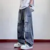 Jeans retro americanos de otoño transfronterizos para hombre, corte recto holgado, pantalones largos casuales nuevos, pantalones de marca de moda para primavera y otoño para hombre