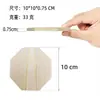 Fábrica de Origem O Mais Vendido da Amazon Porta-Copos de Madeira de Pinus Porta-Copos Redondos e Quadrados Peças de Madeira para Pintura Graffiti DIY