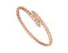 Baojia Gama Alta Plata 925 CNC Incrustaciones de Diamante Pulsera Abierta de Resorte de Serpiente, Pulsera de Hueso de Serpiente de Doble Círculo Full Diamond de Moda