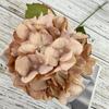 Hortensia de Llama Única Flor Artificial Hortensia de Llama Pared Camino de Plomo Pan Tejido Flor Artificial Decorativa Flor Falsa