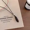 Collar Minimalista~Colgante de Gota de Agua para Mujer 2026 Nuevo Estilo Cadena Larga de Suéter de Gama Alta Accesorios Decorativos de Nicho Otoño e Invierno