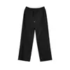 Pantalones Casuales Cálidos de Mezcla de Lana con Forro de Polar para Mujer Talla Grande, Nuevo Estilo de Invierno, Pantalones de Pierna Ancha Suaves y con Caída 413632