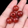 2197-Contas de Furo Grande Ágata Cristal Contas Soltas 12mm Furo 3mm Furo Grande DIY Roupas Pedra Natural Acessórios de Contas Soltas