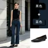 Zapatos Mary Jane de Punta para Mujer 2026 Otoño Nuevos Vintage Poco Profundos Slip-On Moda Casual Zapatos para Mujer