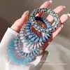 Cuerda para el pelo de color de chica dulce de moda, cuerda para el pelo de línea telefónica, banda de goma de alta elasticidad y duradera, accesorios para el pelo de mujer