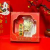Item popular: "Fique Rico Instantaneamente" pingente de celular de pônei dourado, pequeno acessório Hello Kitty em ouro puro 999, brinde promocional