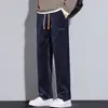 Pantalones casuales para hombre para otoño e invierno, primavera y otoño, pantalones largos rectos holgados para jóvenes, pantalones de chándal de pana estilo workwear, muy recomendados