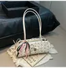 Bolsa de Ombro para o Dia a Dia com Design de Nicho para Mulheres 2025 Novo Estilo Menina Bolsa de Mão Fashion Bolsa de Ombro com Laço