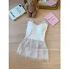 Señora [Rayón con Almohadilla en el Pecho] Deseo Puro Chica Caliente Camisola de Encaje Blanco para Mujer Capa Base de Verano para Vestir