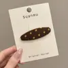 2026 Novo Estilo Franja Urso Grampo de Cabelo Acessório de Cabelo, Presilha Bb Coreana Estilo Chanel, Grampo de Cabelo de Lã de Alta Qualidade, Acessório de Cabeça