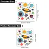 Yanxi Yx-Jd0116 Adesivos Sol Estrelas Universo Quarto Quarto de Criança Decoração de Janela Adesivos Céu Estrelado Adesivos Estáticos