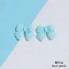 Laços Azul Claro Grandes e Pequenos Cola Creme Artesanal DIY Capa para Celular Ímã de Geladeira Material para Joias de Cabelo Acessórios de Resina