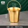Suministrado directamente por el fabricante: Cubo pequeño octogonal de acero inoxidable 304, cubo para snacks de pollo frito estilo coreano, cubo de hielo para cerveza de bar KTV, personalizable