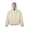Sudadera con capucha de forro polar a rayas, unisex, chaqueta con cremallera de corte ancho y caja estilo americano nueva para primavera, otoño e invierno