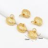 Banho Eletrolítico de Ouro Real 18K Cor Duradoura Abacus da Sorte Pequeno Pingente Acessório de Joia DIY Brincos Pendentes de Orelha Pulseira Colar D104