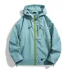 Nueva Chaqueta Exterior a Prueba de Tres Elementos, Estilo Pareja Primavera y Otoño, Chaqueta Impermeable con Capucha para Montañismo, Chaqueta Casual Estilo Pareja