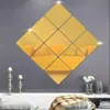 Lente acrílica gruda na parede autoadesiva 3D tridimensional para casa, quarto, sala de estar, parede de fundo, espelho, adesivo de parede, adesivo de espelho autoadesivo