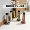 Moderno simples liga de zinco porta superior vaso sanitário anti-colisão porta de borracha cabeça colisão porta não magnética resistência da porta 8,5 centímetros de espessura