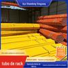 Fabricante de tubo de cremalheira de 6 m 48 tubo de cremalheira galvanizado q235b tubo de aço para andaime pintura spray vermelho e branco tubo de cremalheira