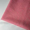 Tecido de Poliéster com Aspecto de Algodão, Liso, Estampado Digitalmente, Xadrez Clássico, em Estoque, para Roupas, Chapéus, Bolsas, Decoração e Toalhas de Mesa