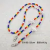Bolso Cruzado de Perlas Irregulares Lanyard Largo Portátil para Teléfono Móvil Lanyard Sencillo de Perlas para Teléfono Móvil Cadena para Teléfono Móvil Cadena Cadena