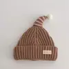Gorro para Bebé Otoño e Invierno Lindo Beret de Lana con Orejas de Gato Estilo Coreano Versátil Gorro Tejido para Niños y Niñas Bebé Moderno