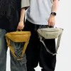 Bolsa de cintura esportiva multifuncional e versátil para homens e mulheres, bolsa de ombro transversal moderna e estilosa, bolsa de peito masculina portátil de grande capacidade