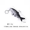 Chaveiro Grande de Peixe Koi Artificial 12cm Carpa da Sorte Pingente de Bolsa Peixe Pequeno Peixe Ornamental Peixe Dourado Adereços de Paisagismo