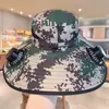 Nuevo Sombrero de Pescador con Doble Ventilador Solar para Protección Solar de Verano con Ventilador de Carga USB, Sombrero de Ala Ancha para Uso al Aire Libre