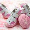 Zapatos de malla transpirable para mascotas, zapatos para perro, cachorro, oso de peluche, zapatos para perro, suela antideslizante KBL1035