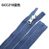 No. Cremallera de Resina con Cabeza Giratoria de Extremo Abierto 80cm Cremallera para Ropa Deslizador de Doble Cara de Doble Uso Apertura