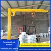 Guindaste cantilever de coluna vertical 3 T guindaste rotativo elétrico de braço único oficina de armazém de elevação de guindaste pequeno guindaste de coluna fixa cantilever guindaste
